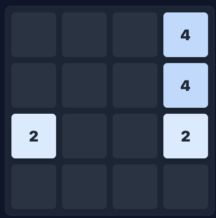 2048 gameplay